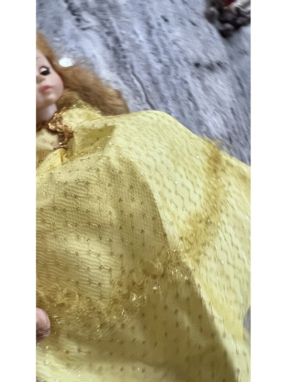 Madame Alexander Sleeping Beauty Doll No Box Yellow Dress Fairytale Story Book - Picture 4 of 4